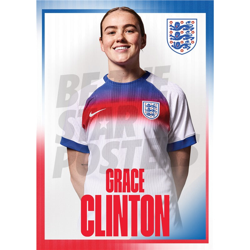 Lionesses Clinton 25/26 Home Headshot Poster