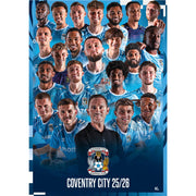 Coventry City FC 2025/26 Squad Montage Poster
