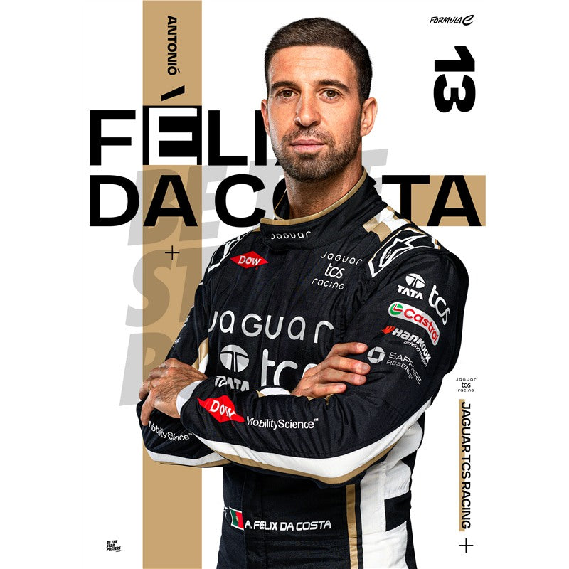 António Félix da Costa Formula E Jaguar TCS Racing Season 12 Poster