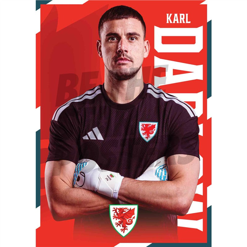 Wales Karl Darlow 2026 Headshot Poster