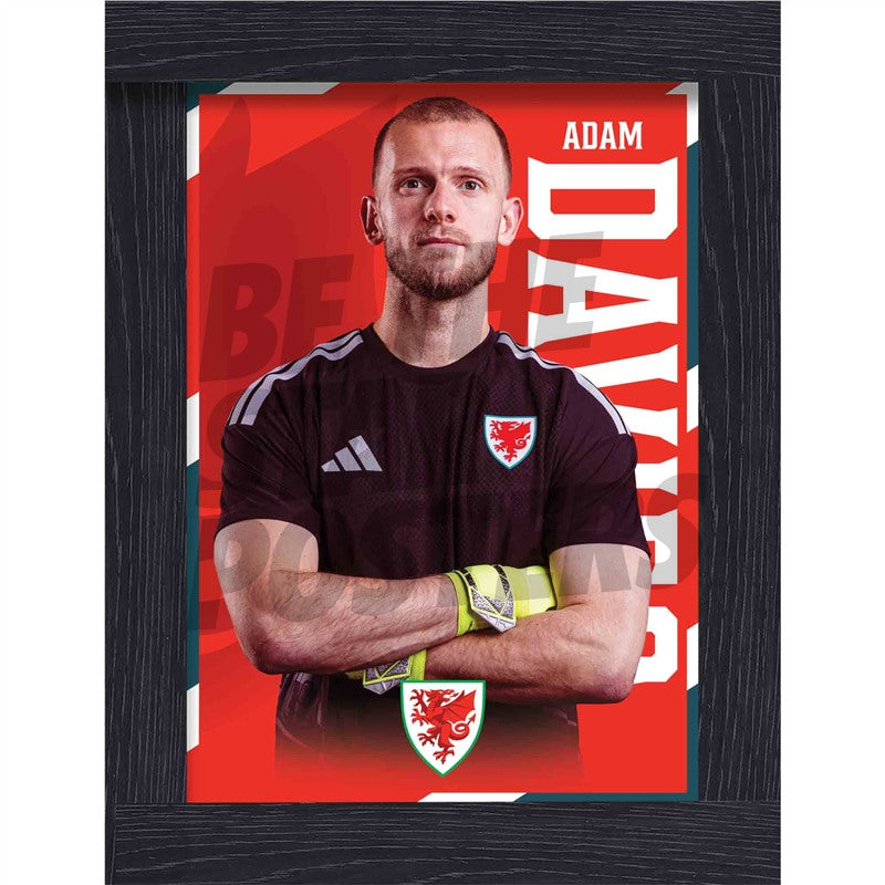 Wales Adam Davies 2026 Headshot Poster