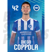 Brighton & Hove Albion FC Diego Coppola 25/26 Headshot Poster