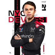 Nyck de Vries Formula E Mahindra Racing Season 12 Poster