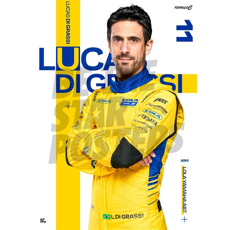 Lucas Di Grassi Formula E Lola Yamaha ABT Season 12 Poster