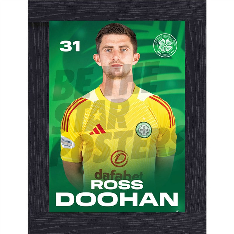 Celtic FC Ross Doohan 25/26 Headshot Poster