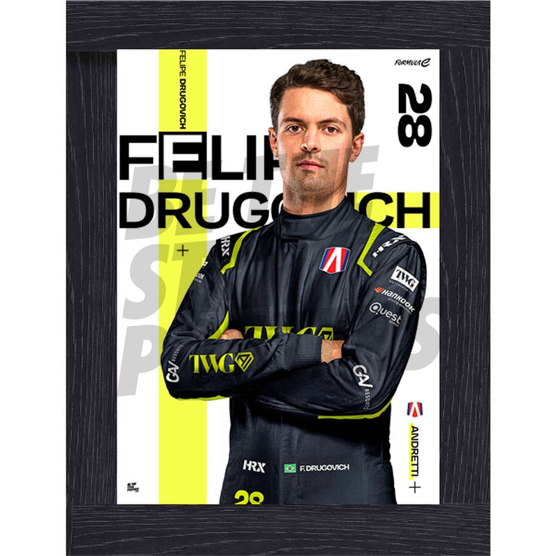 Felipe Drugovich Formula E Andretti Season 12 Poster