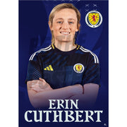 Scotland Erin Cuthbert 24/25 Home Headshot Poster
