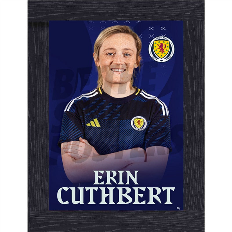 Scotland Erin Cuthbert 24/25 Home Headshot Poster