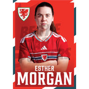 Wales Women Esther Morgan 2026 Headshot Poster