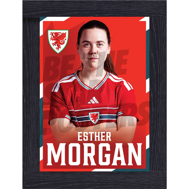 Wales Women Esther Morgan 2026 Headshot Poster