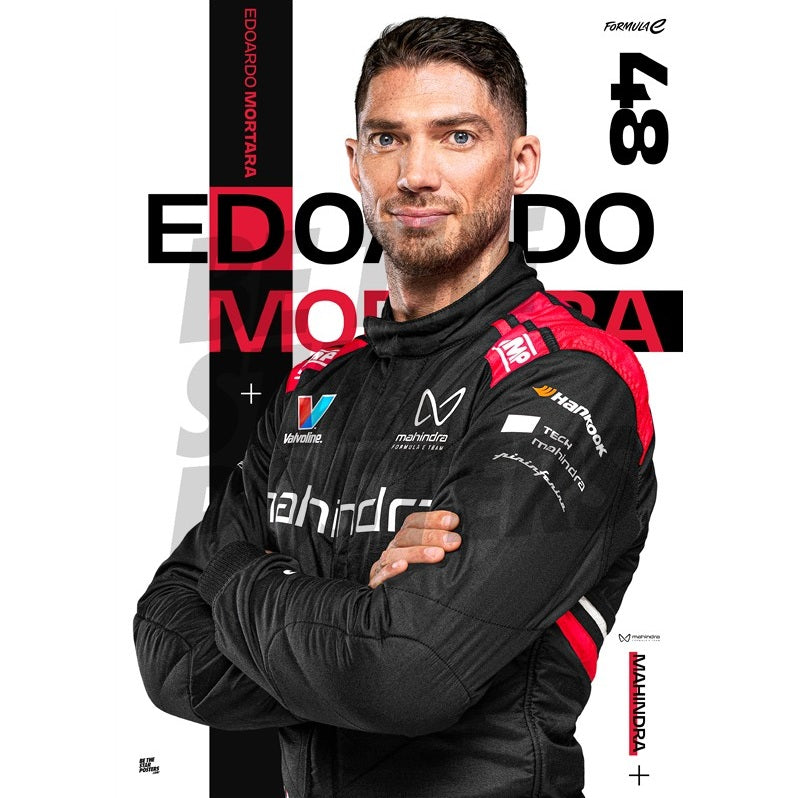 Edoardo Mortara Formula E Mahindra Racing Season 12 Poster