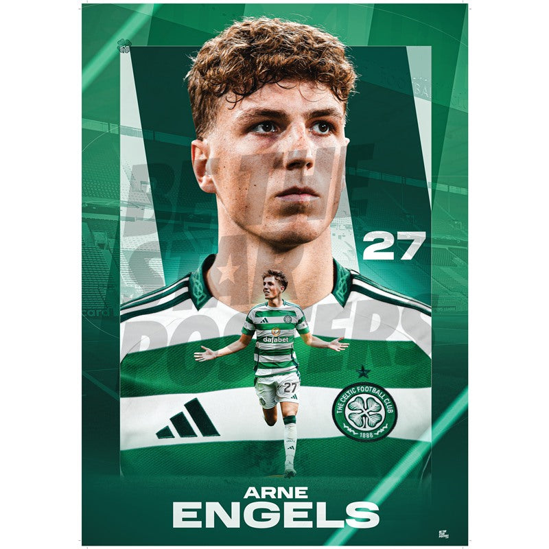 Celtic FC Engels 24/25 Action Poster