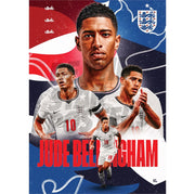 Jude Bellingham England 26/27 Home Action Poster
