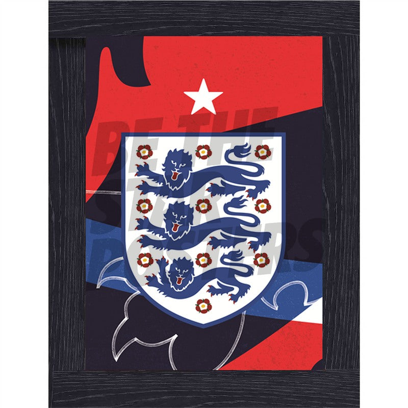 England Crest With Star Poster