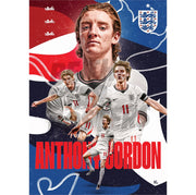 Anthony Gordon England 26/27 Home Action Poster