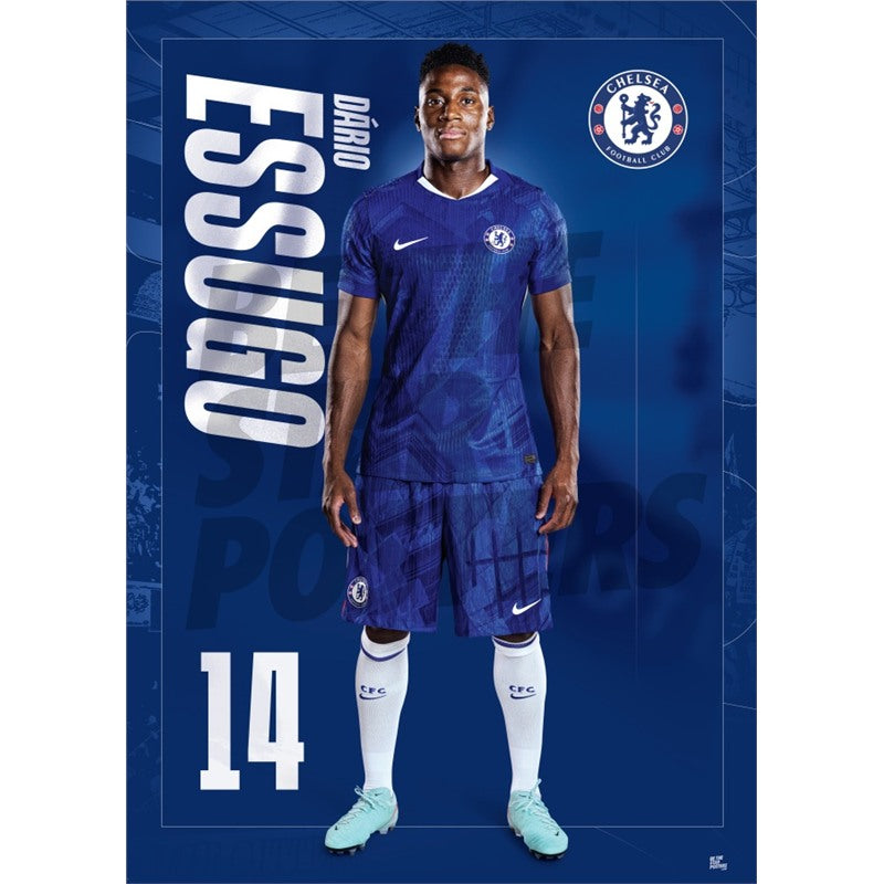 Chelsea FC Essugo 25/26 Headshot Poster