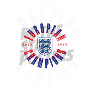 Lionesses European Champions 2025 White Poster
