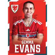 Wales Women Gemma Evans 2026 Headshot Poster