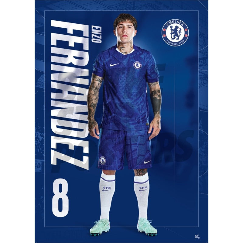 Chelsea FC Fernandez 25/26 Headshot Poster