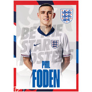 England Foden 24/25 Home Headshot Poster