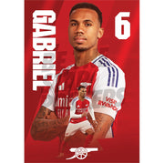 Arsenal FC Gabriel 24/25 Action Poster