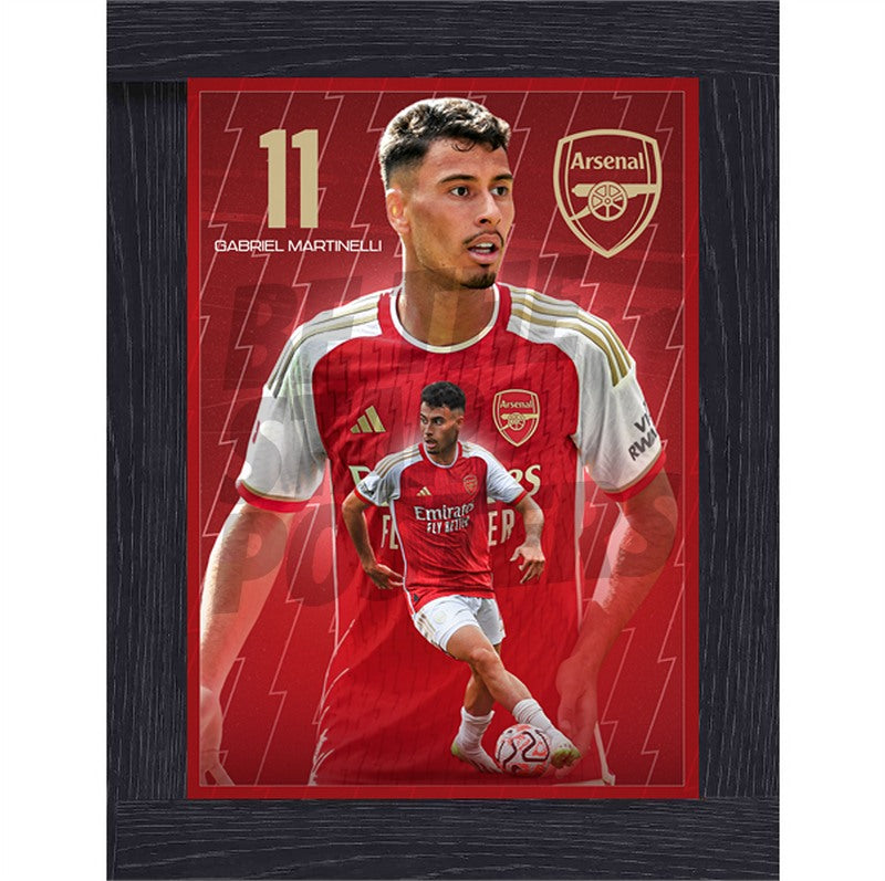 Arsenal FC Martinelli 23/24 Action Poster