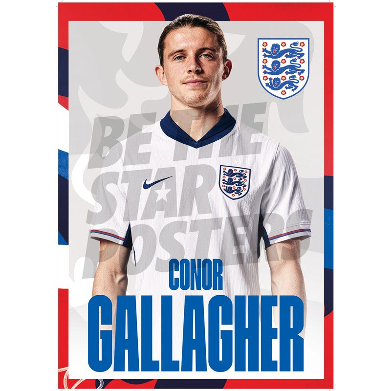 England Gallagher 24/25 Home Headshot Poster