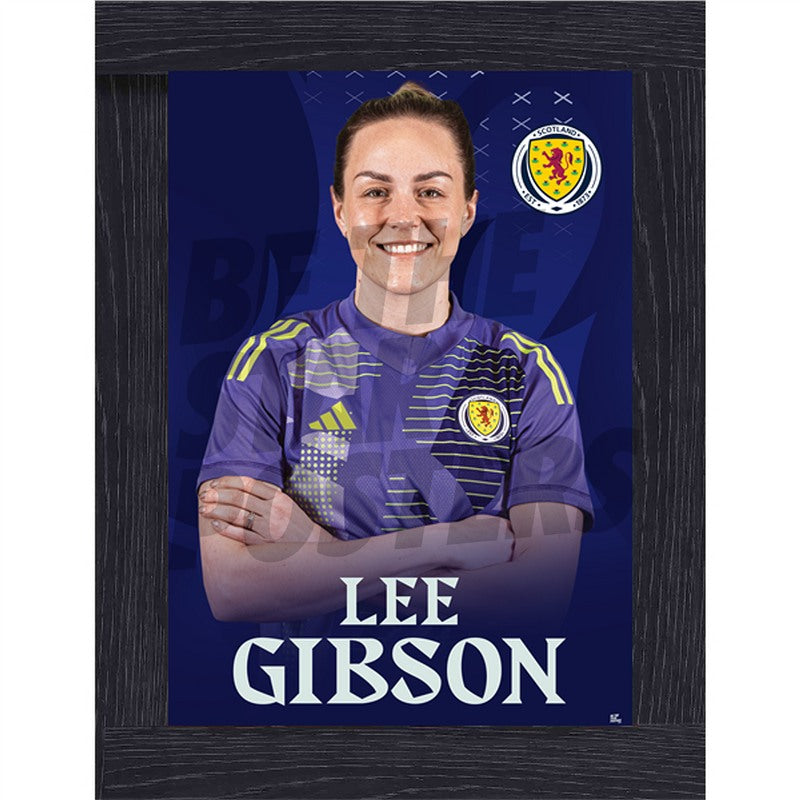 Scotland Lee Gibson 24/25 Home Headshot Poster