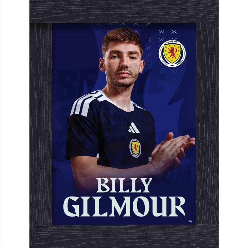 Scotland Billy Gilmour 25/26 Headshot Poster