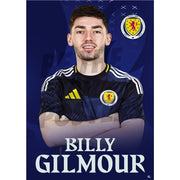 Scotland Billy Gilmour 24/25 Home Headshot Poster