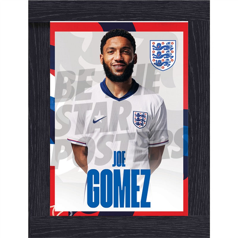 England Gomez 24/25 Home Headshot Poster