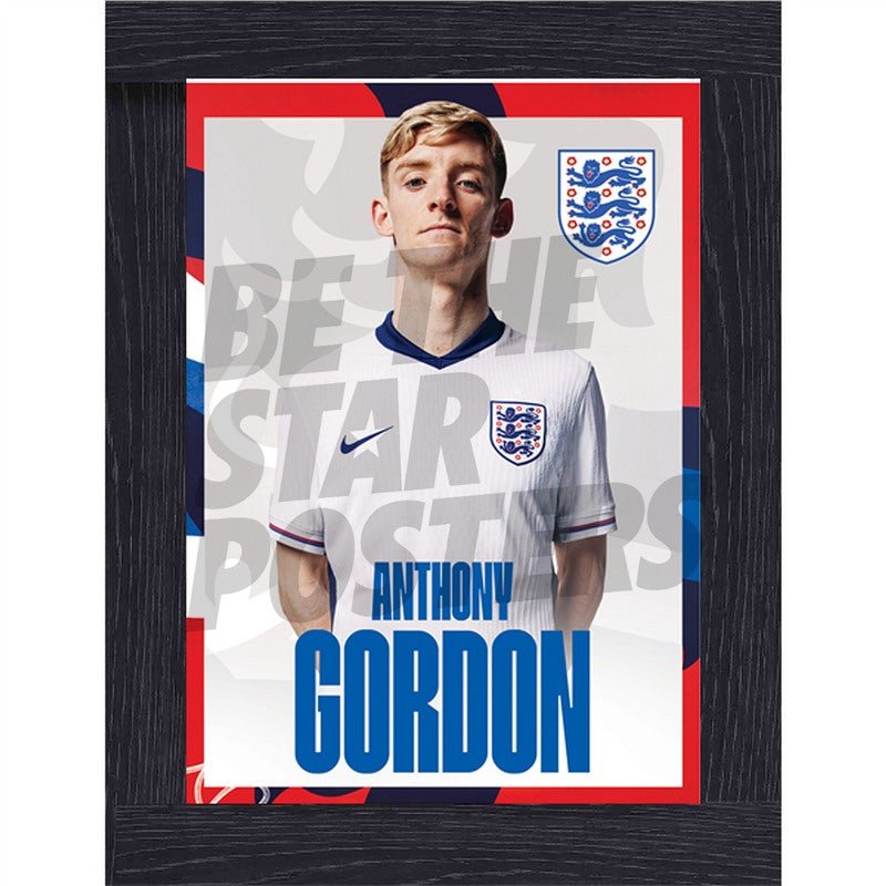 England Gordon 24/25 Home Headshot Poster
