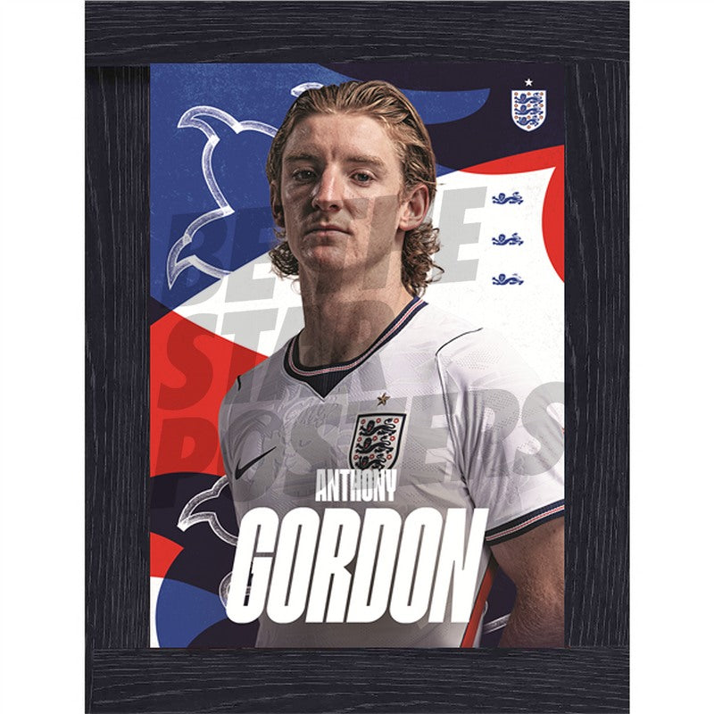 Anthony Gordon England 26/27 Home Headshot Poster