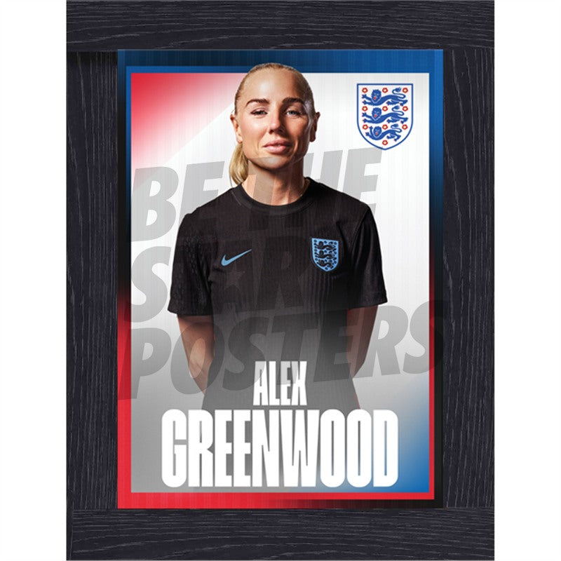 Lionesses Greenwood 25/26 Away Headshot Poster
