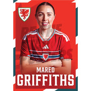 Wales Women Mared Griffiths 2026 Headshot Poster