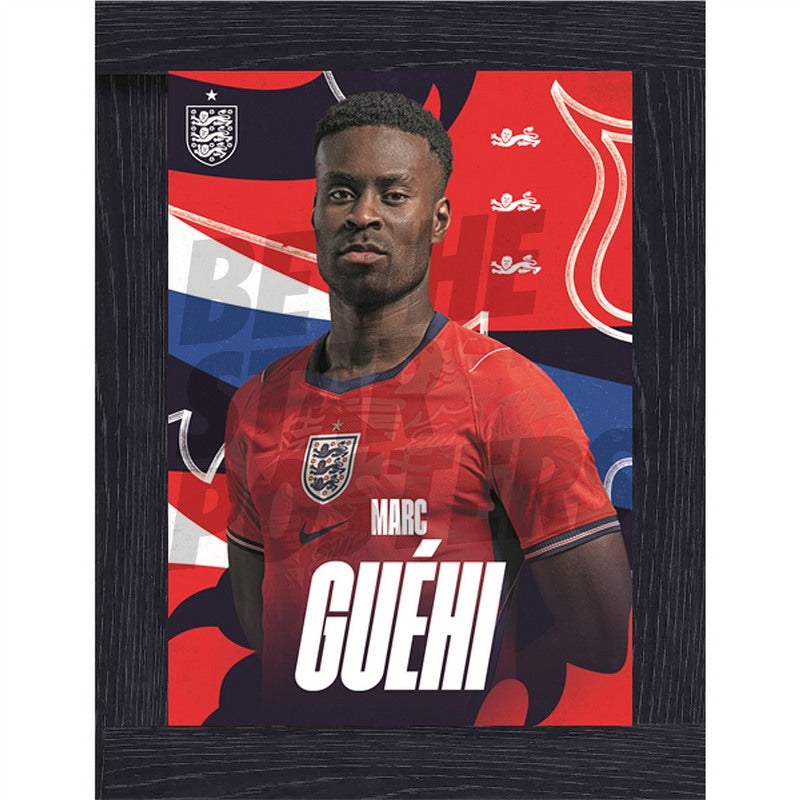Marc Guehi England 26/27 Away Headshot Poster