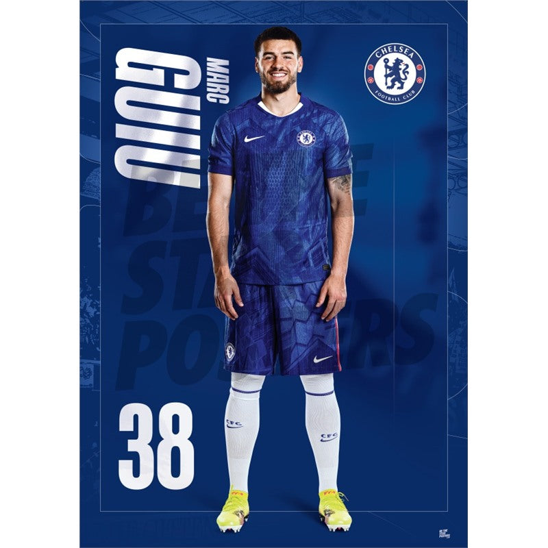 Chelsea FC Guiu 25/26 Headshot Poster