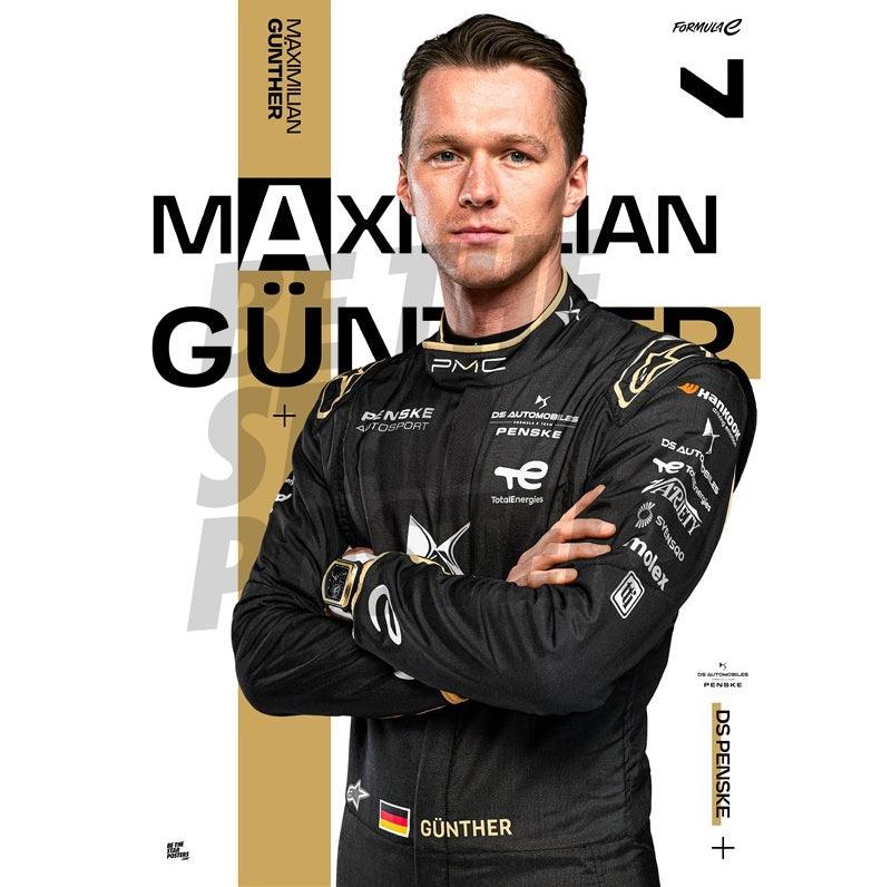 Maximilian Günther Formula E DS Penske Season 12 Poster