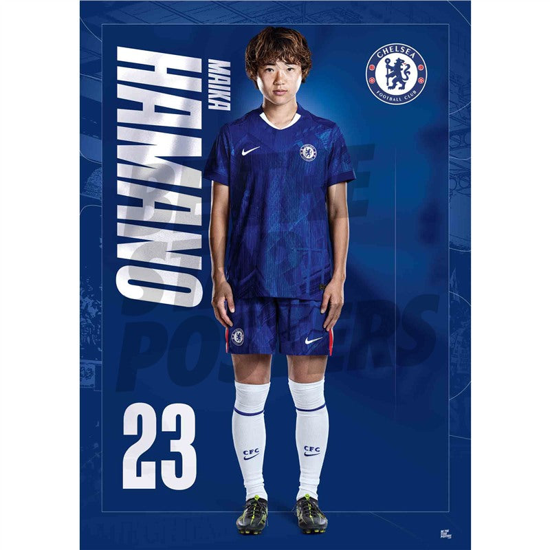 Chelsea Women FC Maika Hamano 25/26 Headshot Poster