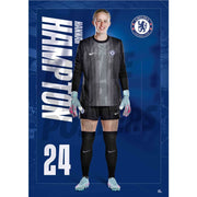 Chelsea Women FC Hannah Hampton 25/26 Headshot Poster