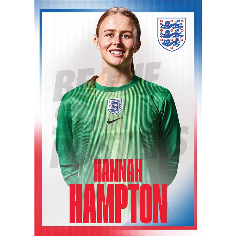 Lionesses Hampton 25/26 Home Headshot Poster