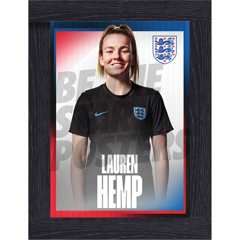 Lionesses Hemp 25/26 Away Headshot Poster