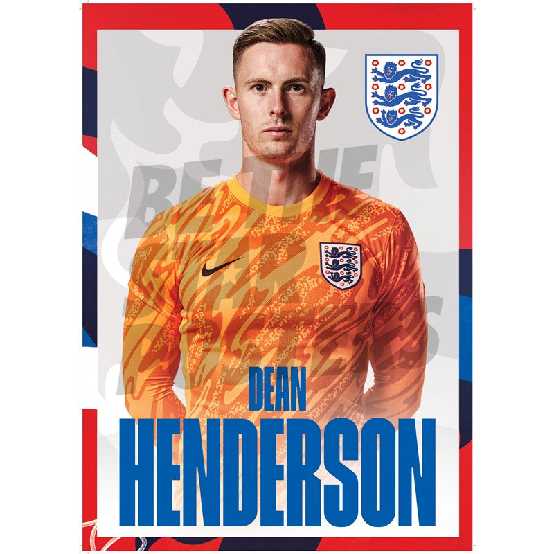 England Henderson 24/25 Home Headshot Poster