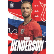 Jordan Henderson England 26/27 Away Headshot Poster