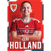 Wales Women Ceri Holland 2026 Headshot Poster