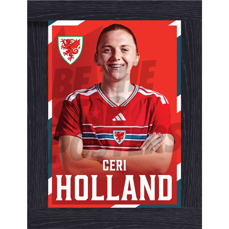 Wales Women Ceri Holland 2026 Headshot Poster