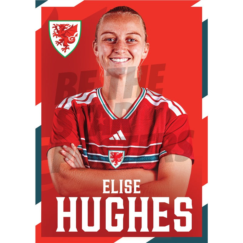 Wales Women Elise Hughes 2026 Headshot Poster