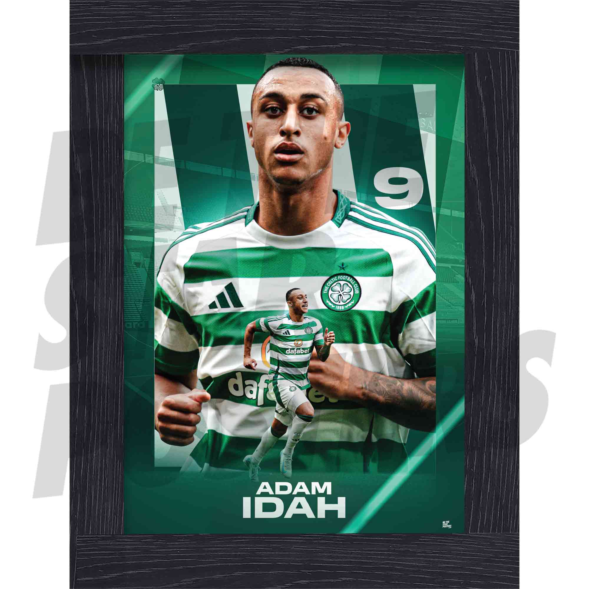 Celtic FC Idah 24/25 Action Poster