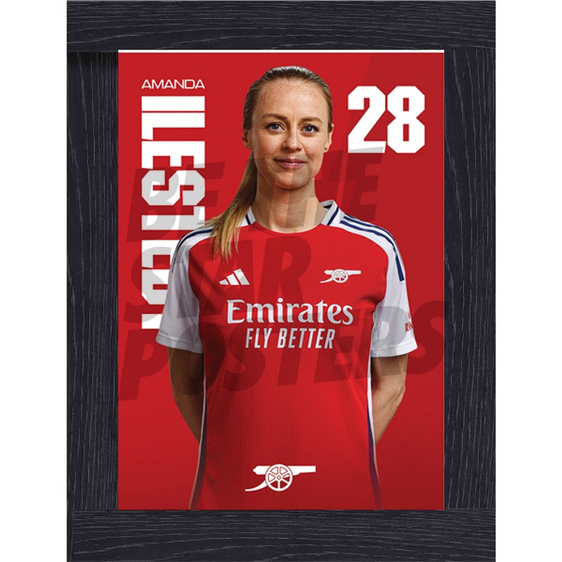 Arsenal FC Ilestedt 24/25 Headshot Poster