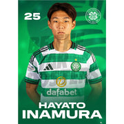 Celtic FC Hayato Inamura 25/26 Headshot Poster